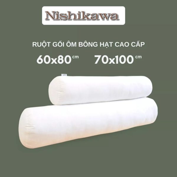 ruot goi om cotton 35x100 cho be dai basic nishikawa 5